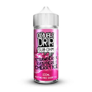 Double Drip 0mg 100ml Shortfill (70VG/30PG) - Strawberry Raspberry Cherry Ice