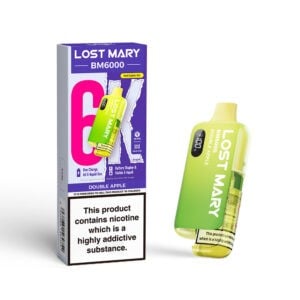 20mg (2%) Lost Mary BM6000 (6K Puffs) Pod Vape - Double Apple