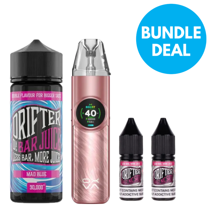 Drifter Shortfill And OXVA Nexlim Pod Kit BUNDLE