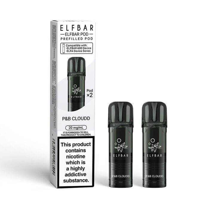 20mg (2%) Elf Bar 600 Prefilled Replacement Pods - 5 For £20