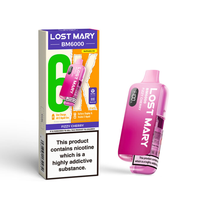 20mg (2%) Lost Mary BM6000 (6K Puffs) Pod Vape