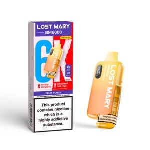 20mg (2%) Lost Mary BM6000 (6K Puffs) Pod Vape - Fruit Punch