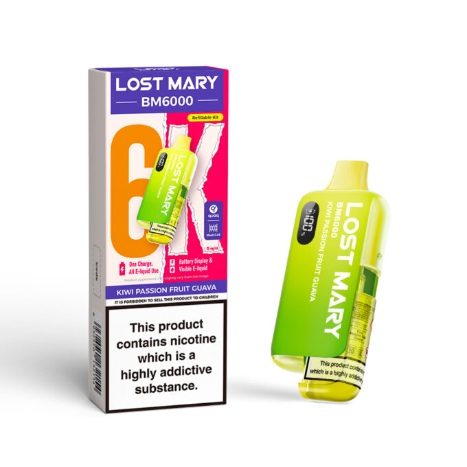20mg (2%) Lost Mary BM6000 (6K Puffs) Pod Vape