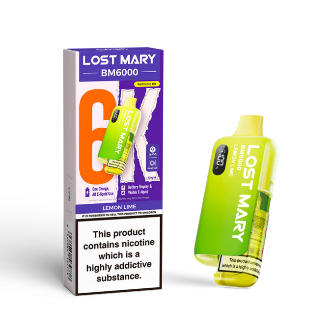 20mg (2%) Lost Mary BM6000 (6K Puffs) Pod Vape