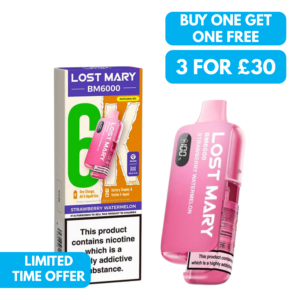 Lost Mary BM6000 20mg (2%) Prefilled Kit - BOGOF