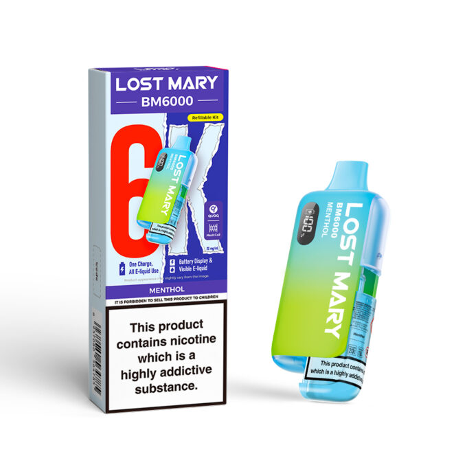 20mg (2%) Lost Mary BM6000 (6K Puffs) Pod Vape