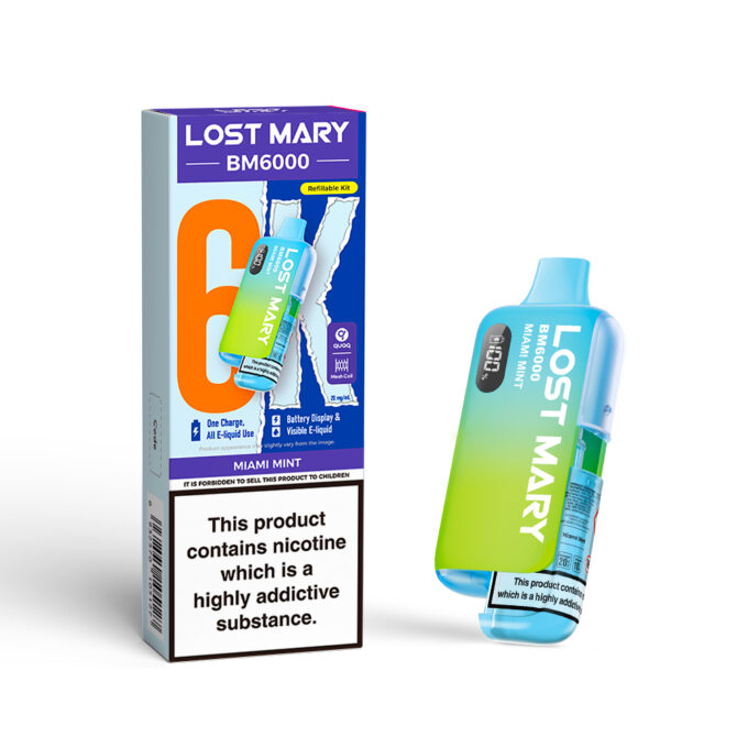 20mg (2%) Lost Mary BM6000 (6K Puffs) Pod Vape