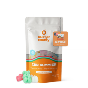 Orange County 400mg CBD Gummies Small Tub