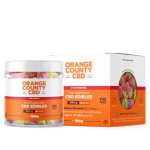 Orange County 400mg CBD Gummies Small Tub