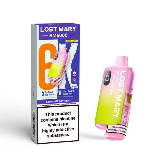 20mg (2%) Lost Mary BM6000 (6K Puffs) Pod Vape
