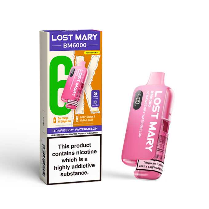 20mg (2%) Lost Mary BM6000 (6K Puffs) Pod Vape