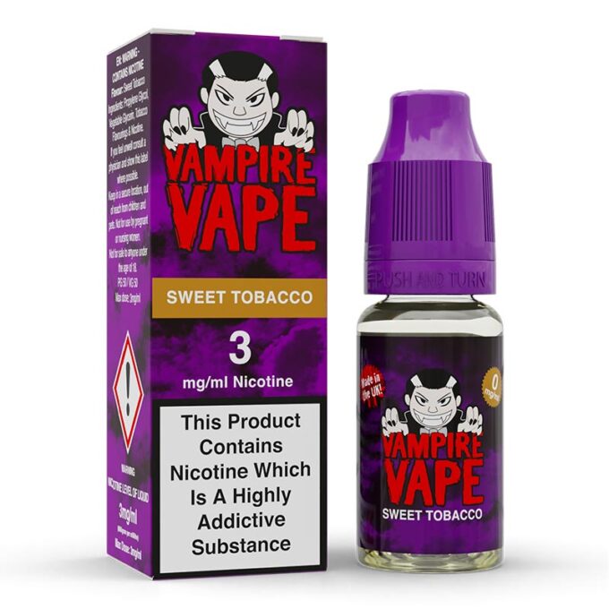 12mg Vampire Vape freebase E-liquids (50VG/50PG)