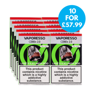 Vaporesso 2ml Luxe X Corex 2 Replacement Pods Box Of 10