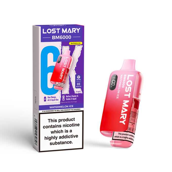 20mg (2%) Lost Mary BM6000 (6K Puffs) Pod Vape