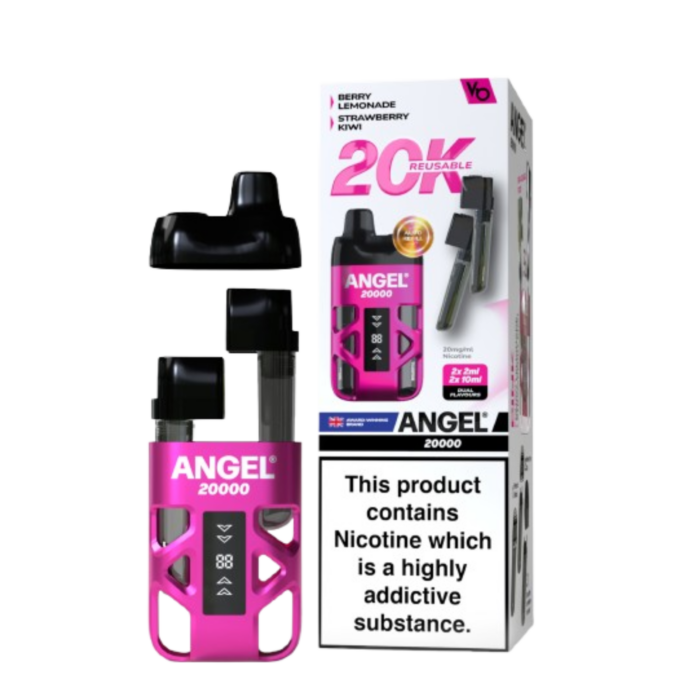 20mg Vapes Bars Angel 20000 20k Prefilled Pod Vape Kit