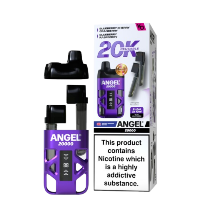 20mg Vapes Bars Angel 20000 20k Prefilled Pod Vape Kit