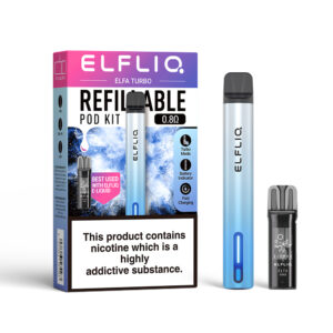 Elf Bar Elfa Turbo Pod Vape Kit - Aurora Cyan