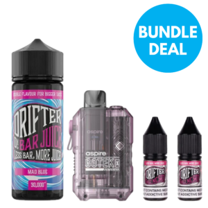 Drifter Shortfill And Aspire Gotek X Pod Kit BUNDLE