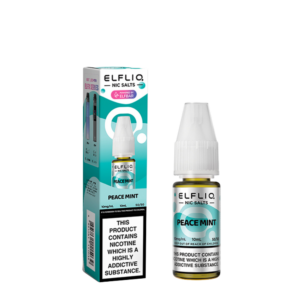 ELFLIQ 10mg (1%) Nic Salt E-liquid 10ml - Peace Mint