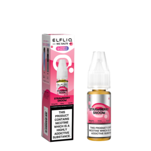 ELFLIQ 10mg (1%) Nic Salt E-liquid 10ml - Strawberry Snoow