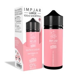 0mg Imp Jar 100ml Double Concentrate Shortfill (50VG/50PG) - Watermelon Ice