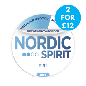 Nordic Spirit 6mg Dry Nicotine Pouches - 2 For £12