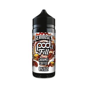 0mg Doozy Seriously PodFill 2 100ml Shortfill (50VG/50PG) - Caramel Coffee