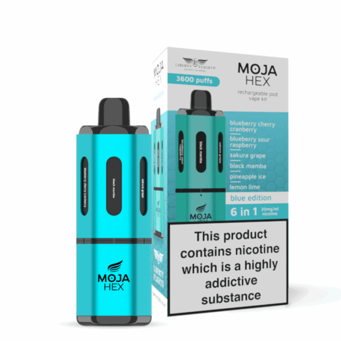 20mg MOJA Hex 6-in-1 Pre-filled Pod Kit