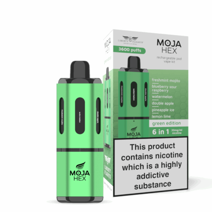20mg MOJA Hex 6-in-1 Pre-filled Pod Kit