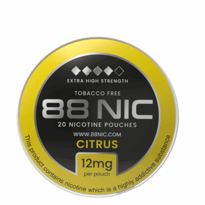 88 Nic Snus 12mg Nicotine Pouches