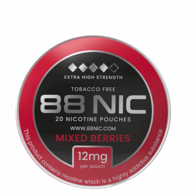 88 Nic Snus 12mg Nicotine Pouches