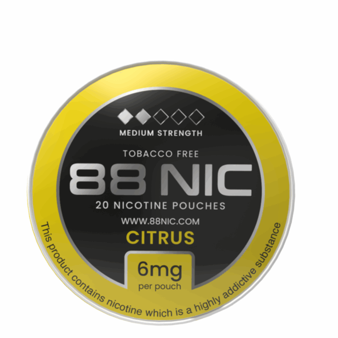 88 Nic Snus 6mg Nicotine Pouches