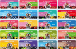 Elf Bar Replacement Pods Flavours