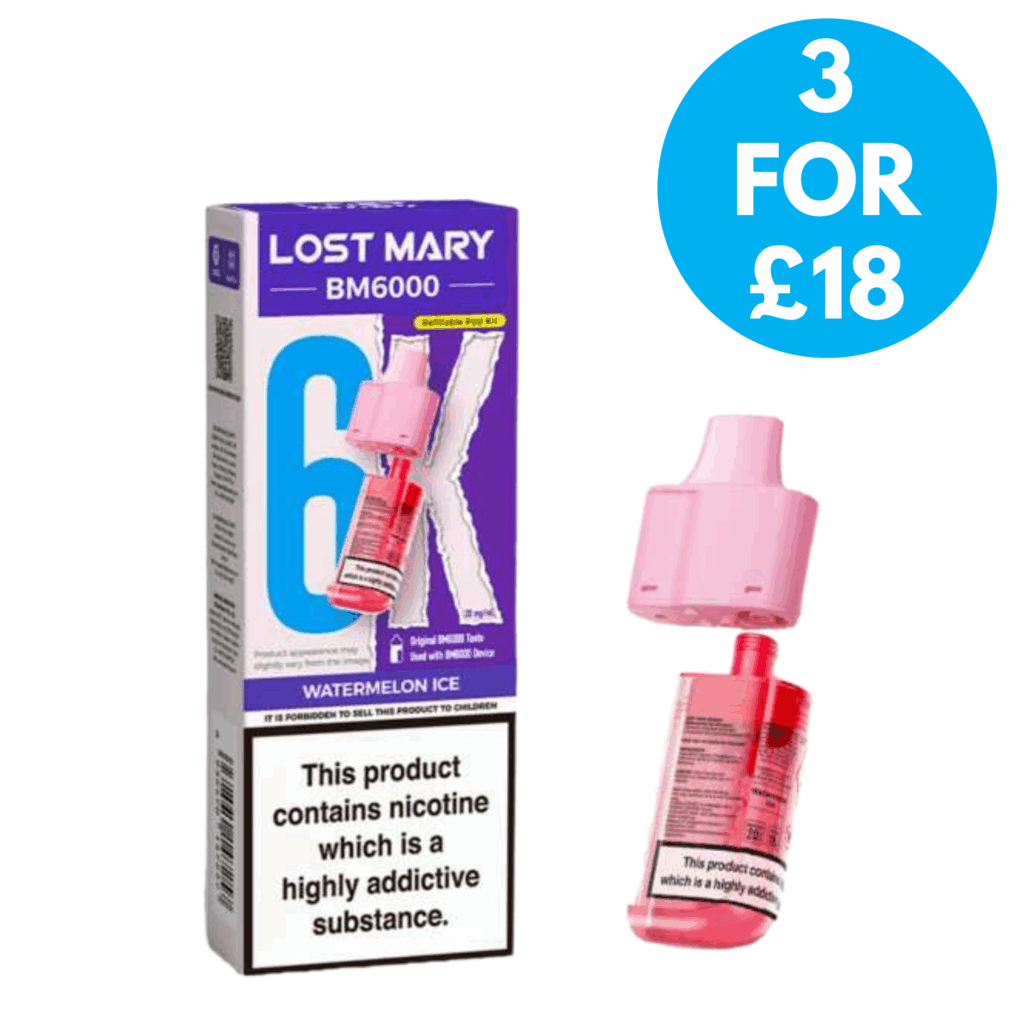 Lost Mary (2%) BM6000 Refill Replacement Pods - 3 for £18