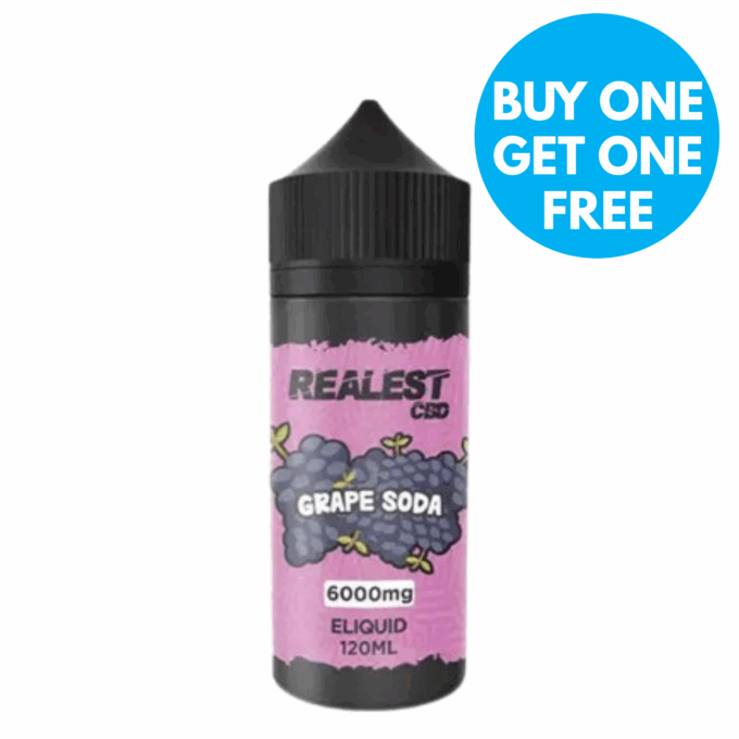 Realest CBD 6000mg Broad Spectrum CBD E-Liquid 120ml (BUY 1 GET 1 FREE)