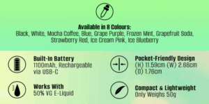 Vaporesso Vibe SE colour range