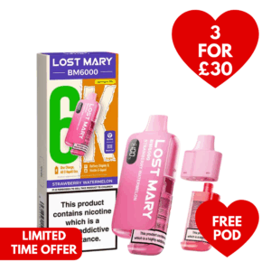 Valentine's Lost Mary BM6000 - Free Pod