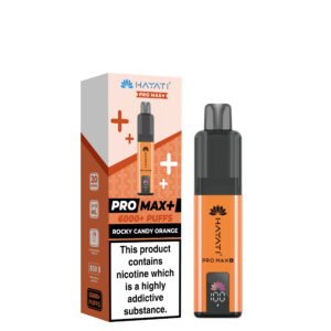 Hayati Pro Max + 6000 Prefilled Pod Kit New - Rocky Candy Orange