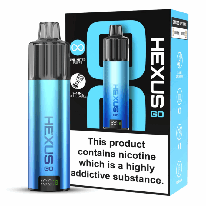 Hexius Go Blue Gradient Device+Box