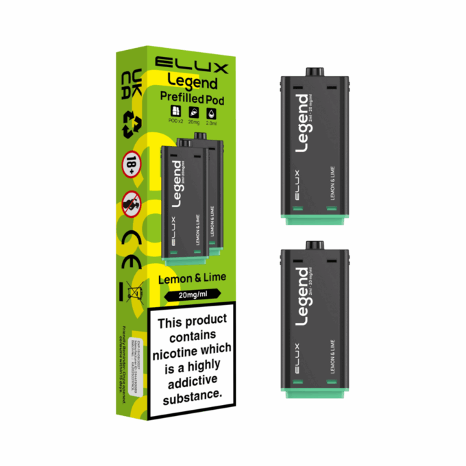 elux legend 1500 pods Lemon & Lime