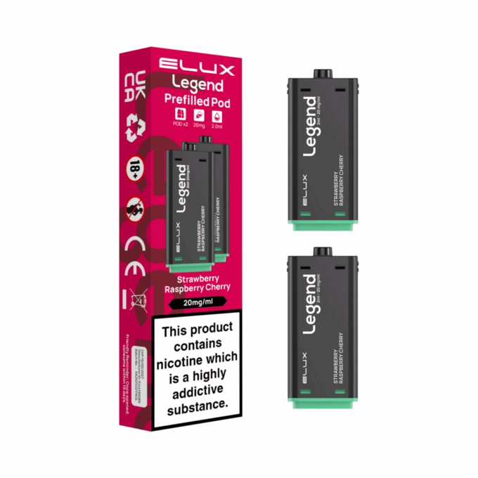 elux legend 1500 pods Strawberry Raspberry Cherry