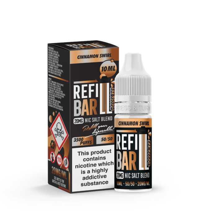 10ml Refill Dessert Cinnimon Swirl 20mg
