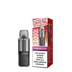 Bloody Bar Crystal 10k Prefilled Pods - Strawberry Blast