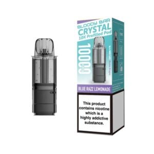 Bloody Bar Crystal 10k Replacement Pod Blue Razz Lemonade