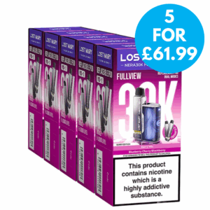 Box Of 5 - Lost Mary Nera 30K Fullview Prefilled Pod Kit MULTIPACK
