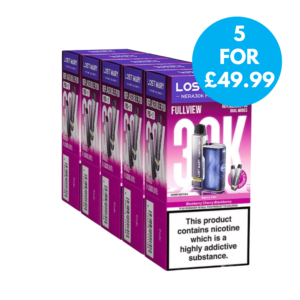 Box of 5 - Lost Mary Nera 30K Fullview Prefilled pod kit