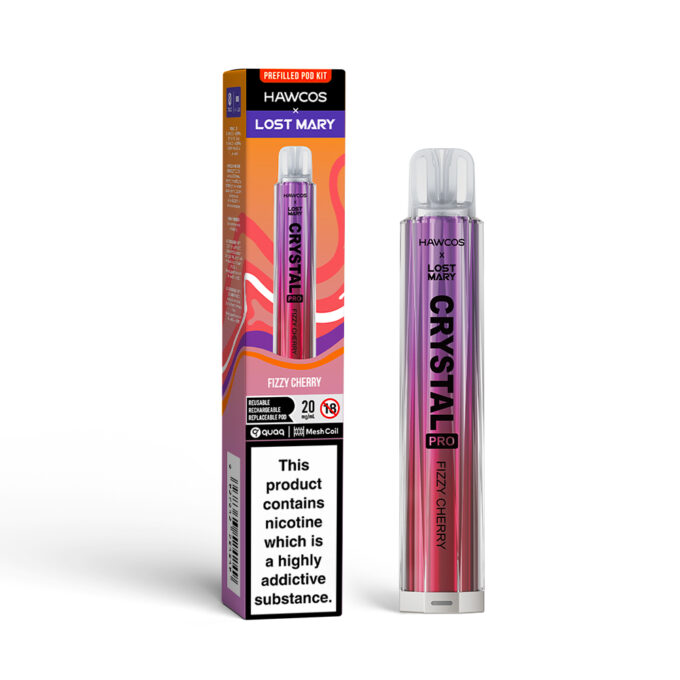 Hawcos x Lost Mary Crystal Pro Prefilled Vape Kit - 5 For £20