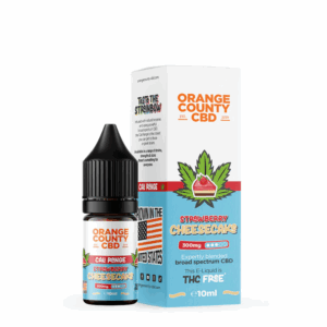 Orange County CBD 300mg Cali Range 10ml E-liquid - Strawberry Cheesecake