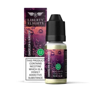 12mg Liberty Flights XO Freebase Nicotine E-liquid 10ml - Dandelion & Burdock