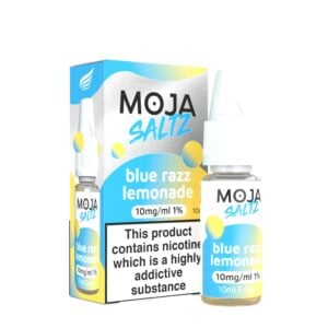 Moja Saltz 10mg Nic Salt E-liquid - Blue Razz Lemonade